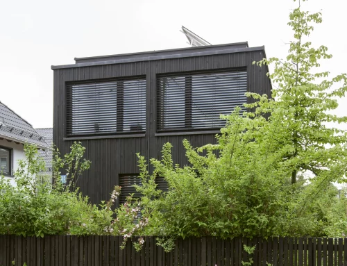 Neubau eines Einfamilienhauses in Holzmassivbauweise