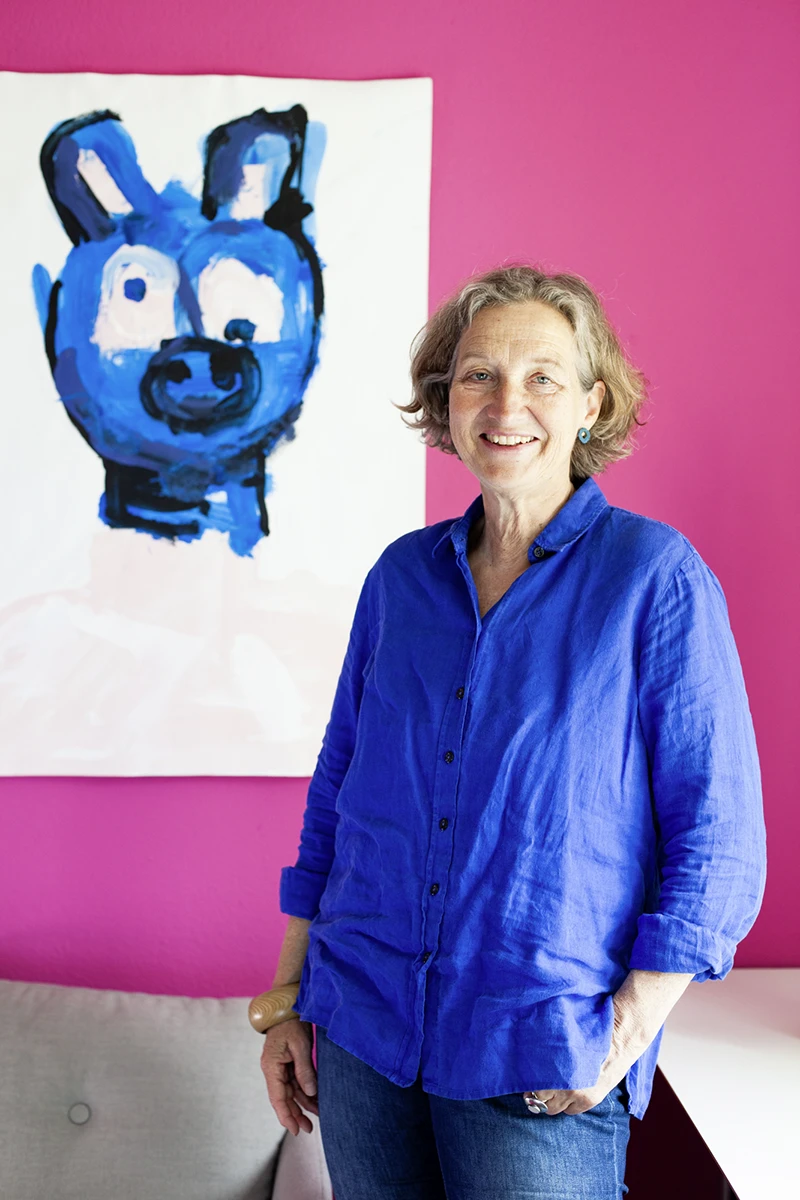 Architektin Regine Stoiber in Ihrem Büro in München.